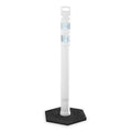 Delineator Post, Polyethylene, High-Intensity Prismatic, 45 in Height, 12 lb, White