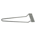 Traffic Cone Holder, Steel, 22 in Height, 2.12 lb, Gray