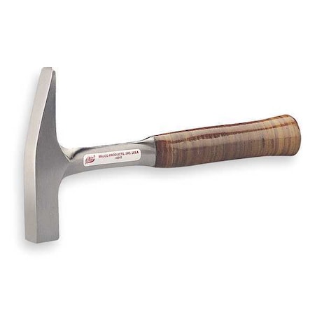 Setting Hammer, 18 Oz, Steel, Leather Grip