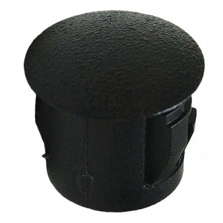 Hole Plug, Hole D 13/16 In, Blk, PK25