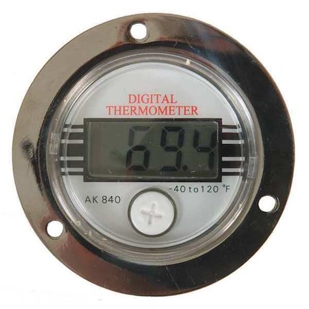 Digital Panel Mount, NTC, -40 to 120, Height: 2 in