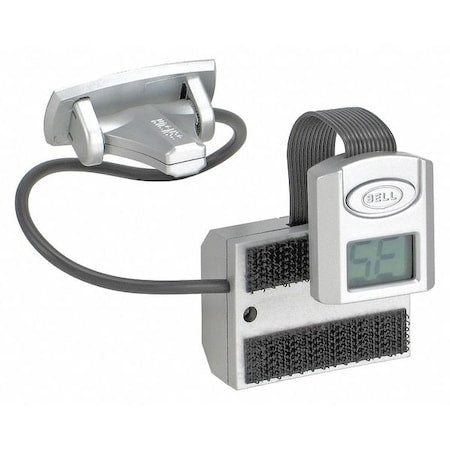 Digital Mirror Mount Compass,Silver
