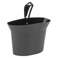 polypropylene Trash Can, Black