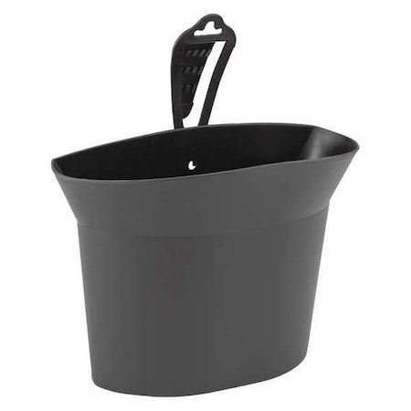polypropylene Trash Can, Black