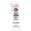 Waterproof Gasket Sealant, 3 oz, Clear, Temp Range -75 to 500 Degrees F