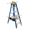 6 ft Fiberglass Stepladder, 375 lb Capacity