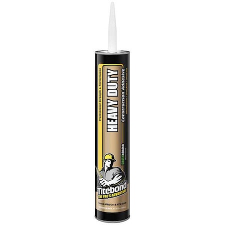 Construction Adhesive, GREENchoice Heavy Duty Series, Beige, 28 oz, Cartridge