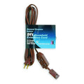 SPT-2 Indoor Extension Cord, 16 AWG 3 Outlets, 1-15R, Brown, PVC, 1-15P, 9 ft