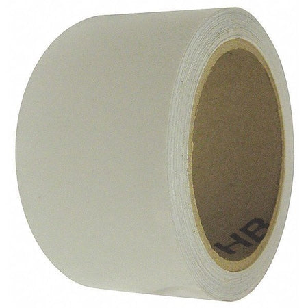 Floor Marking Tape, vinyl, No Legend, White, 2 in W., 7 mil Thickness