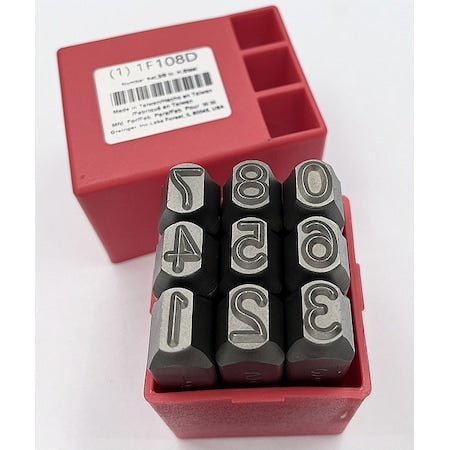 Hand Stamp Kit, Number Set