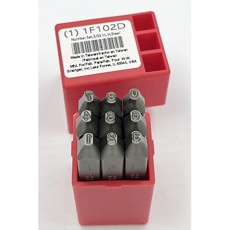 Hand Stamp Kit, Number Set