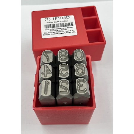 Hand Stamp Kit, Number Set