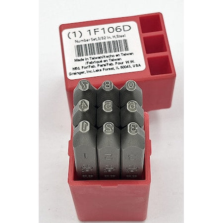 Hand Stamp Kit, Number Set