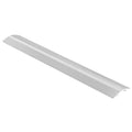 Cable Ramp, 1-1/8 in H, 4 ft L, 7-1/8 in W, 1 Channel, Aluminum, Silver