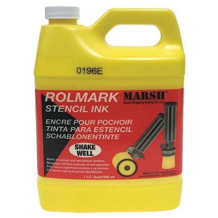 StencilInk, Ylw, 32oz, WaterResistant, Jug