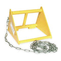 Wheel Chock, 9 3/4 In W x 7 3/4 In H