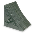 Wheel Chock, 7 In W x 7 3/4 In H, Black