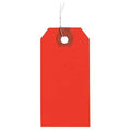 1-5/8" x 3-1/4" Fluorescent Red Paper Wire Tag, Pk1000
