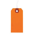 2-5/8" x 5-1/4" Orange Paper Wire Tag, Pk1000