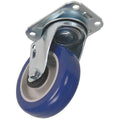 Swivel Plat Castr, Polyurthan, 5 in, 220 lb