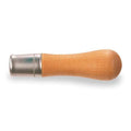Push On File Handle, Length 5 1/4 in, Dia 1 1/2 in, Wood
