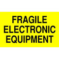 Shipping Labels, Black/Yellow, PK50