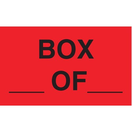 3" x 5" Adhesive Back Shipping Labels, Box _ of _, Pk500