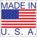 Made In USA Shipping Labels 1"x1", Pk500