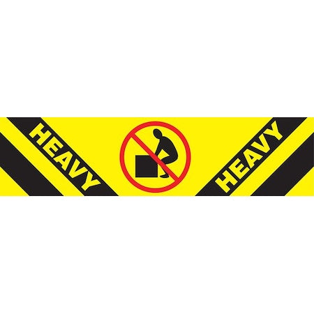 Shipping Labels 2"H x 8"W, Heavy, Yellow, Pk500
