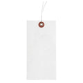 2-5/8" x 5-1/4" White Tyvek Wire Tag, Pk1000