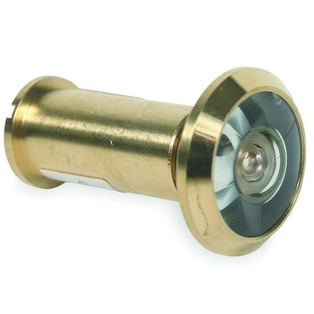 Door Viewer, Brass, 200 Deg Viewing Angle