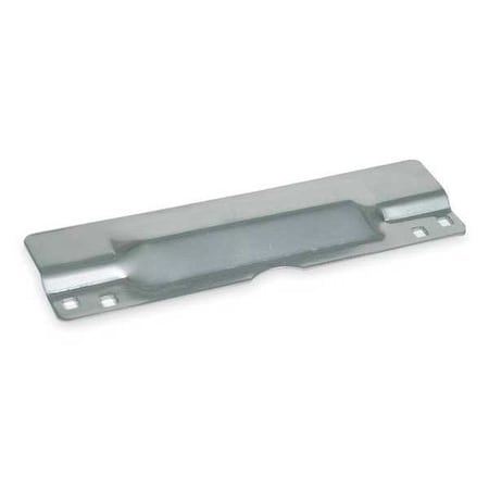 Door Latch Guard, Aluminum, Steel, 11"L x 3"W