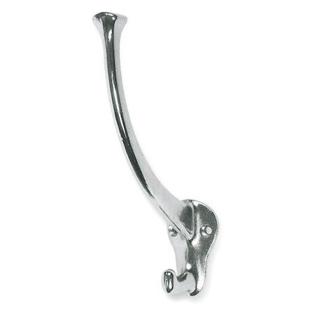 Coat and Garment Hook, 2 Ends, Aluminum