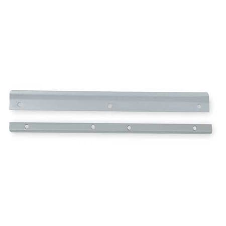 Interlocking Latch Guard, Silver Paint, Steel, 12"L x 1-1/8"W