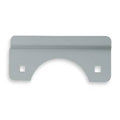 Door Latch Guard, Gray, Steel, 6"L x 3"W