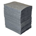 Sorbent Pad, 22 gal, 15 in x 19 in, Universal, Gray, Polypropylene