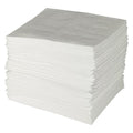 Sorbent Pad, 24 gal, 15 in x 19 in, Oil, White, Polypropylene