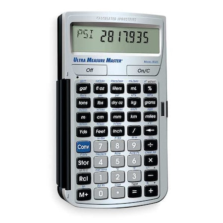 Construction Calculator, 7.0x1.0x5.0 In