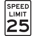 Traffic Sign, 24 in H, 18 in W, Aluminum, Rectangle, English, 94209