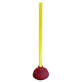 Forced Cup Toilet Plunger, Rubber, Cup Size 5 in.