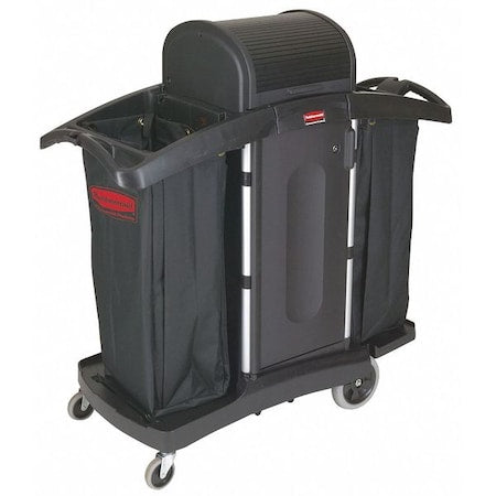 Housekeeping Cart, Black, Structural Web
