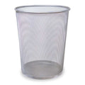 Concept Collection(TM) 5 gal Round Indoor Metal Can, Silver, None, Steel, Not Applicable