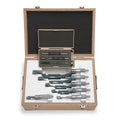 Micrometer Set, 0 to 6 In, 0.0001 In, 6 Pc