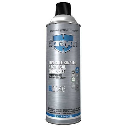 Electrical Degreaser, 18 oz Aerosol Spray Can, Liquid