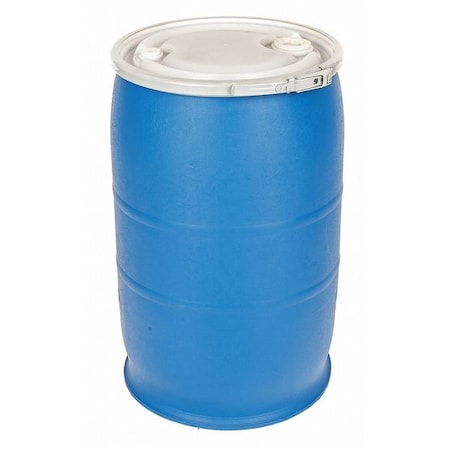 Open Head Transport Drum, Polyethylene, 30 gal, Unlined, Blue
