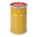 Open Head Transport Drum, Steel, 110 gal, Unlined, Yellow