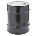 Closed Head Transport Drum, Steel, 10 gal, Lined, Black