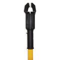 60" Clamp On Wet Mop Handle, Yellow, Fiberglass