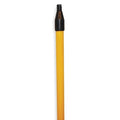 58" Handle, 1 in Dia, Yellow, Fiberglass