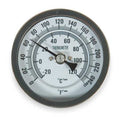 Bimetal Thermom, 3 In Dial, 0 to 250F